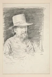 Study for General Meade: Sketch for Mural for the State Capitol Building in Harrisburg, Pennsylvania, 1902-1911 (Completed by John Singer Sargent)