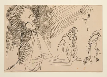 Study for Priest and the Great Lady