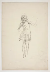 Study for Puck, from A Midsummer Night