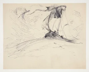 Study for The Quest of the Holy Grail (series of fifteen paintings for the Boston Public Library, completed in 1901)
