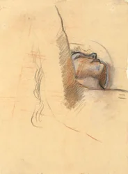 Study for The Spirit of Light - mural decoration at the State Capitol Building in Harrisburg, Pennsylvania, 1902-1911 (completed by John Singer Sargent)