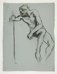 Study for The Spirit of Vulcan, Genius of the Workers in Iron and Steel, Capitol Rotunda, Harrisburg, Pennsylvania