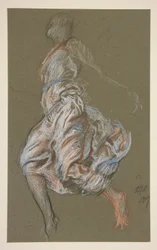 Study for figure of 11 am