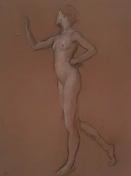 Study for figure of 7 am