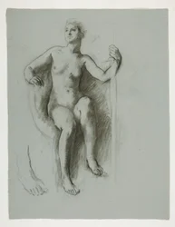 Study for Figure of the Genius of State