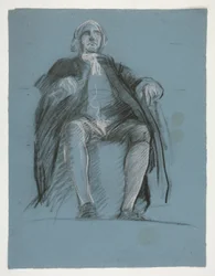 Study for the Figure of General John Peter Gabriel Muhlenberg (detail)