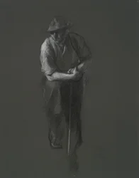 Study for the figure of a Laborer
