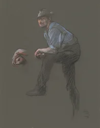 Study for the Figure of a Laborer