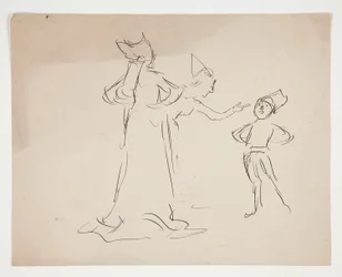 Study of Two Figures, from Love