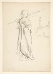 Study of Halberdier, from King Richard III