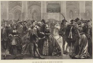 Fancy Dress Ball Given by the Lady Mayoress at the Mansion House