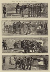 Heavy Gun Drill on Board HMS Excellent
