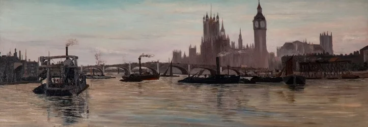 The Thames at Westminster, 1878