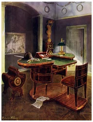 Campaign desk of Napoleon I, Chateau de la Malmaison, France, 1911-1912