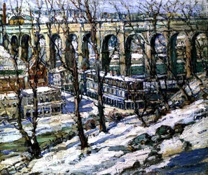 High Bridge on the Harlem River, USA, c.1907