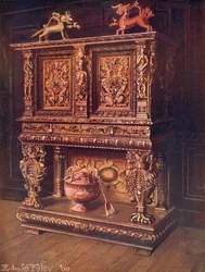 Carved Bourgouignon Credence