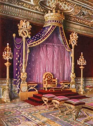 The Salle du Trone in the Palace of Fontainebleau