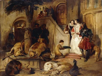 A Courtyard in the Olden Time