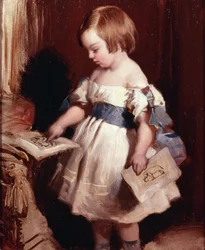 Child with a drawing