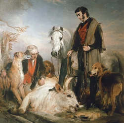 Scene in Chillingham Park: Portrait of Lord Ossulston, c.1833-36