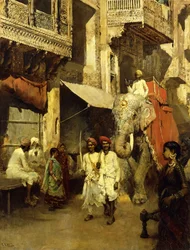 Promenade on an Indian Street