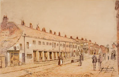 The Shambles, from Church Street, c.1891-1917