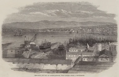 The Town and Bay of Castellammare, near Naples