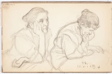 Saimi Järnefelt, Two Portrait Sketches
