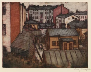 View from the Artist’s Home on Bernhardinkatu