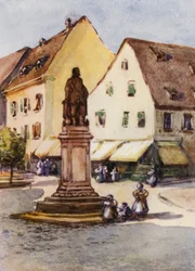 The Rhine: Statue of Sir Francis Drake, Offenburg