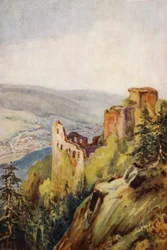 The Rhine: The Old Castle, Baden-Baden