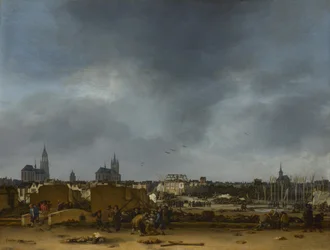 A View of Delft after the Explosion of 1654