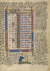 Calendar Page for March; Pruning Trees; Aries