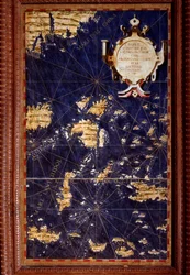 The Molucca Islands Map Made by Egnazio Danti (1536-1586) Mathematician, Cosmographer and Italian Architect. Around 1567. Florence, Palazzo Vecchio, Sala del Mappamondo