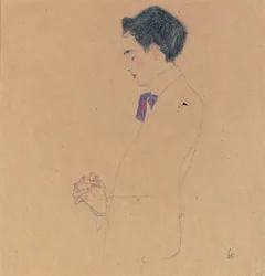 Anton Faistauer with Folded Hands