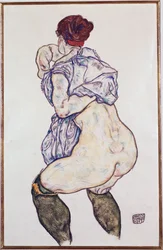 Mistress Halbakt with Green Stockings, 1917