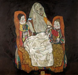Mother with Two Children