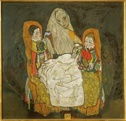 Mother with Two Children