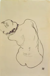 Reclining Nude - Back View, 1918
