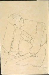 Seated Man (verso)