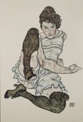 Seated Woman with Legs Drawn Up