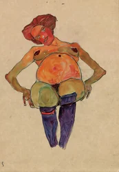 Seated Pregnant Woman