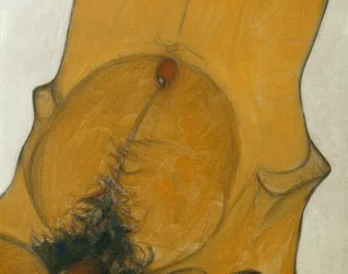 Seated Male Nude