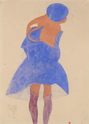 Standing Girl, Back View