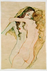 Two Women Embracing