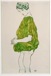 Woman, Standing, with Hands Clasped