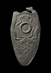 Ceremonial Palette with Carved Animals, from the Main Deposit, Hierakonpolis, Egyptian, c.3000 BC