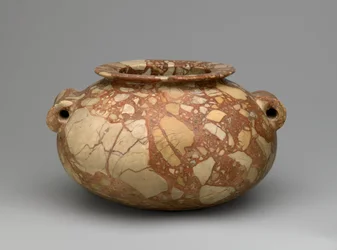 Jar with Tubular Handles