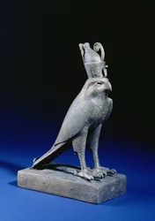 Statuette of Horus in the guise of a falcon
