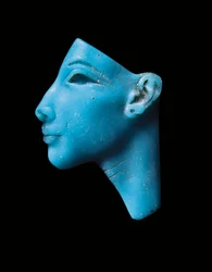 Inlay of Akhenaten or Nefertiti, New Kingdom, Armana period, c.1353-1336 B.C.